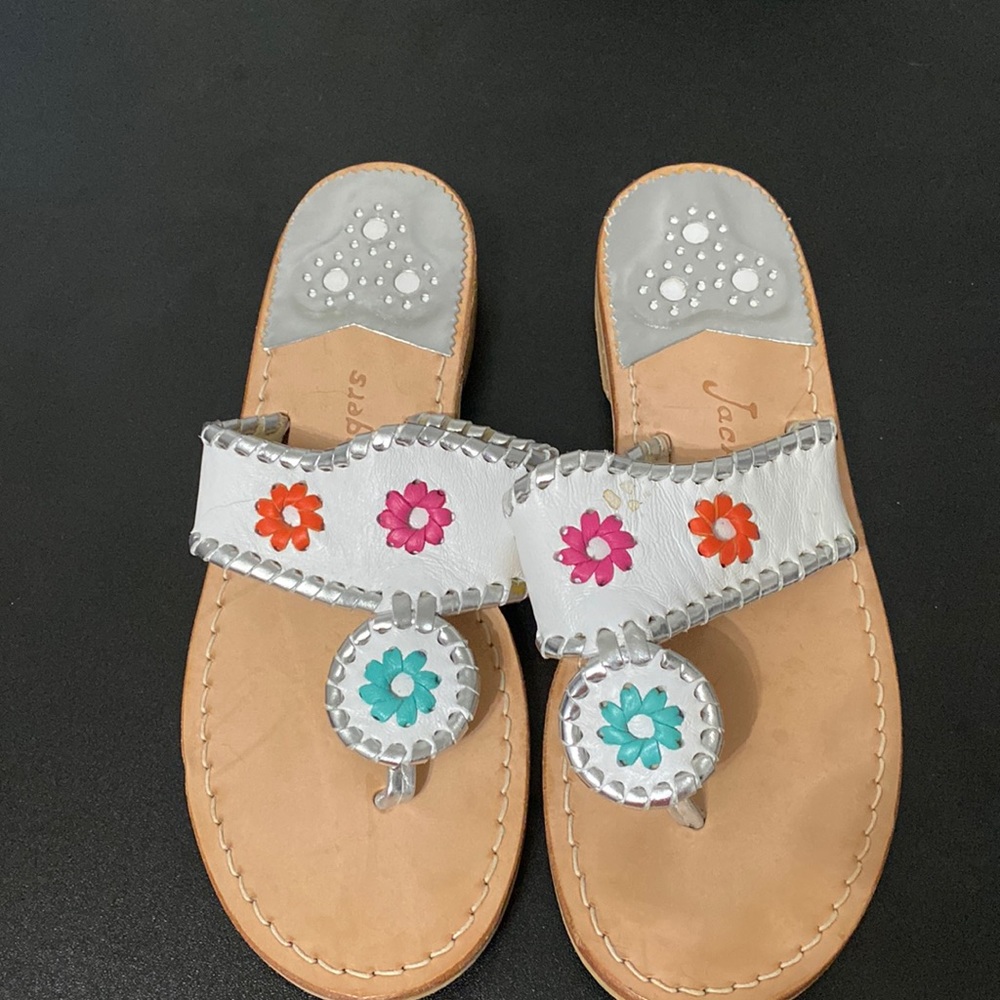 Jack Rogers Floral Sandals